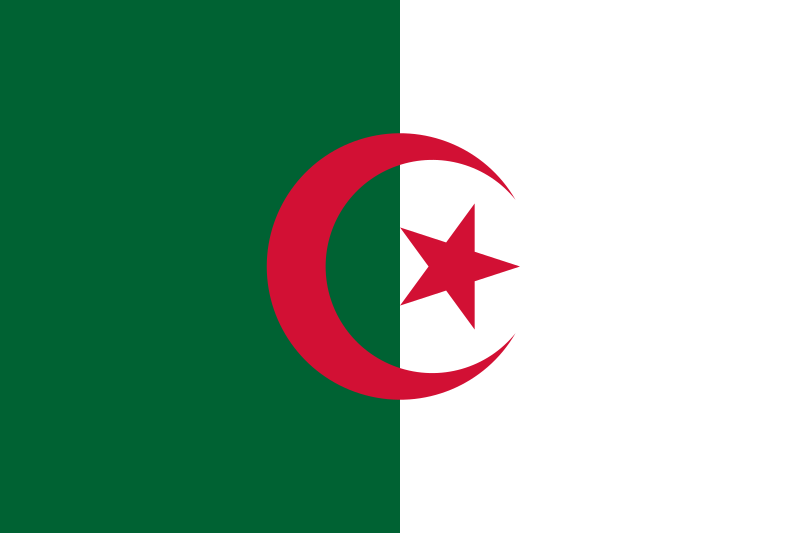 アルジェリア民主人民共和国の国旗