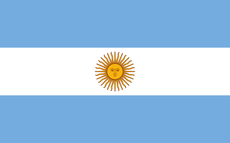 アルゼンチン共和国の国旗