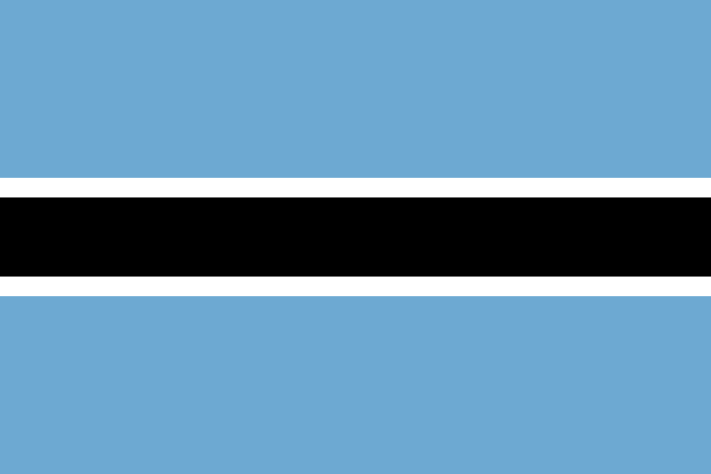 ボツワナ共和国の国旗