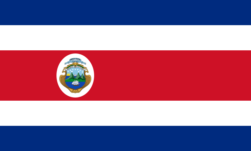 コスタリカ共和国の国旗