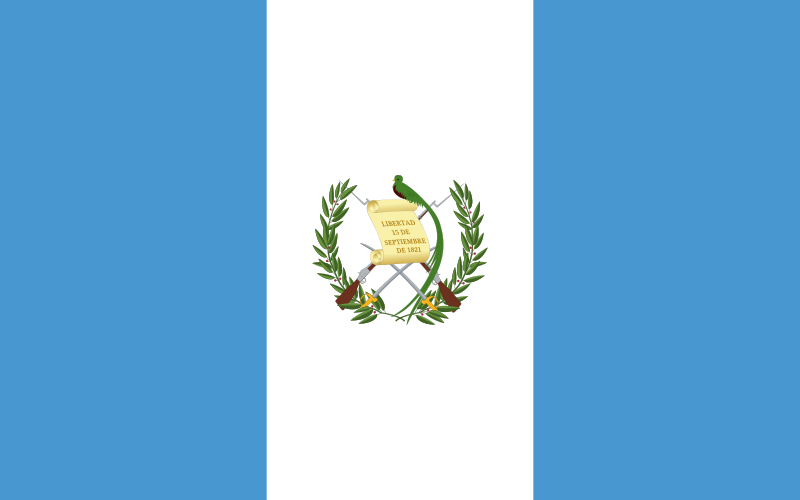 グアテマラ共和国の国旗