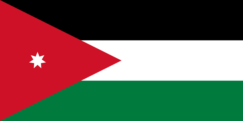 ヨルダン・ハシェミット王国の国旗