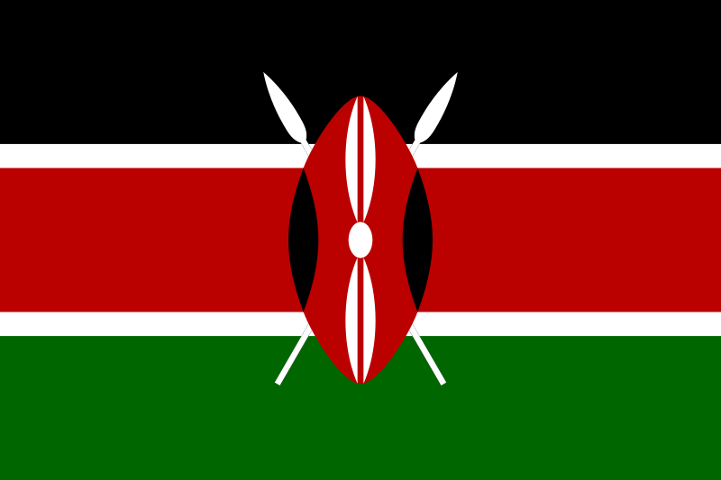 ケニア共和国の国旗