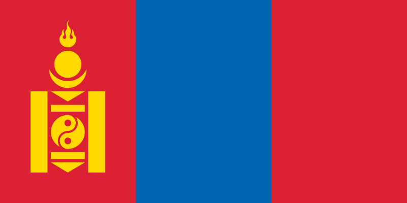 モンゴル国の国旗
