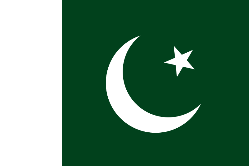 パキスタン・イスラム共和国の国旗