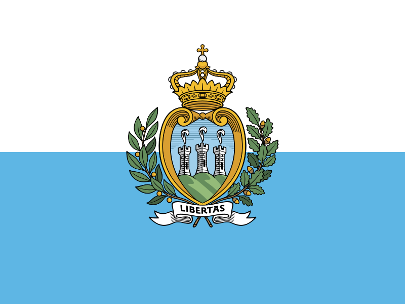 サンマリノ共和国の国旗
