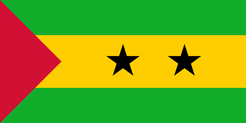 サントメ・プリンシペ民主共和国の国旗