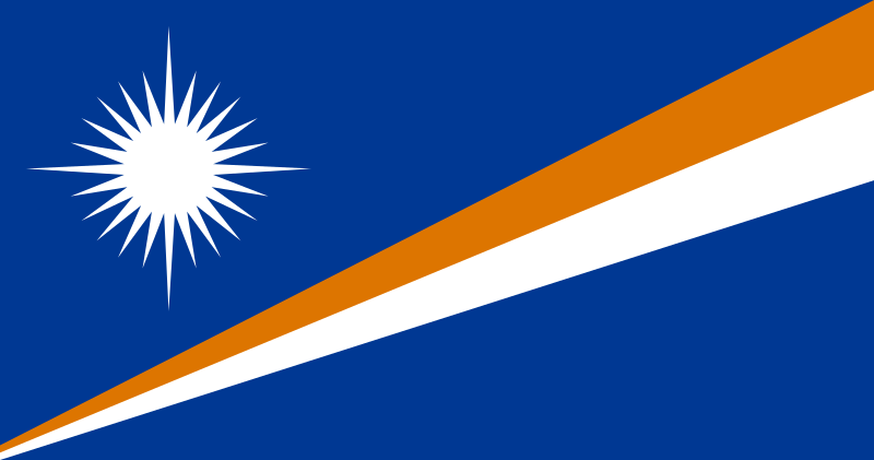 マーシャル諸島共和国の国旗